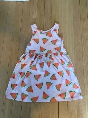 Cat & Jack Pink Watermelon Print Sleeveless Dress